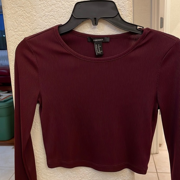 A DEAL Set of two crop long sleeves forever 21 tops! - Picture 4 of 6